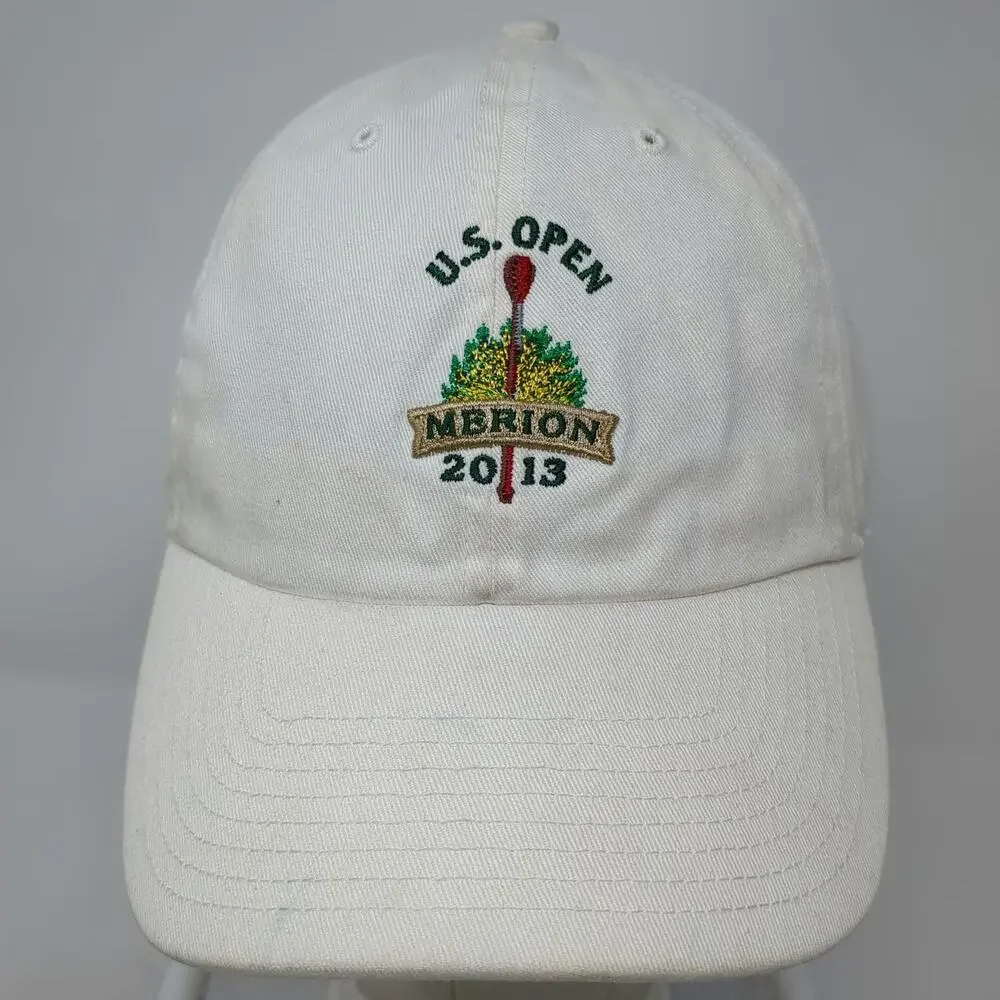 '47 Brand Baseball Cap White M Hat 2013 U.S. Open Merion Golf Club American Flag